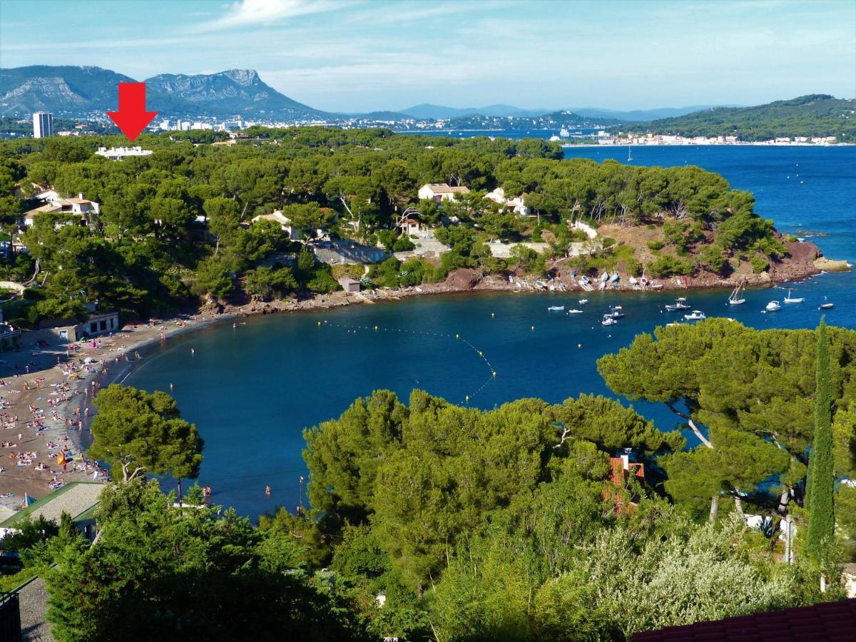 Loft Climatise "La Pinede", 50 M2, Tres Calme, 5 Mn A Pied Des Plages, Lit King Size ลาแซน-ซูร์-แมร์ ภายนอก รูปภาพ